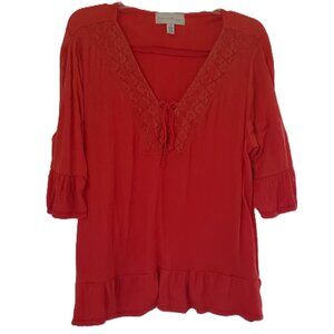 French Laundry Boho Peasant Top 3X F fl4lisa1 (526)